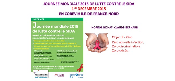 Journée mondiale de lutte contre le SIDA sur le territoire de la COREVIH IDF Nord