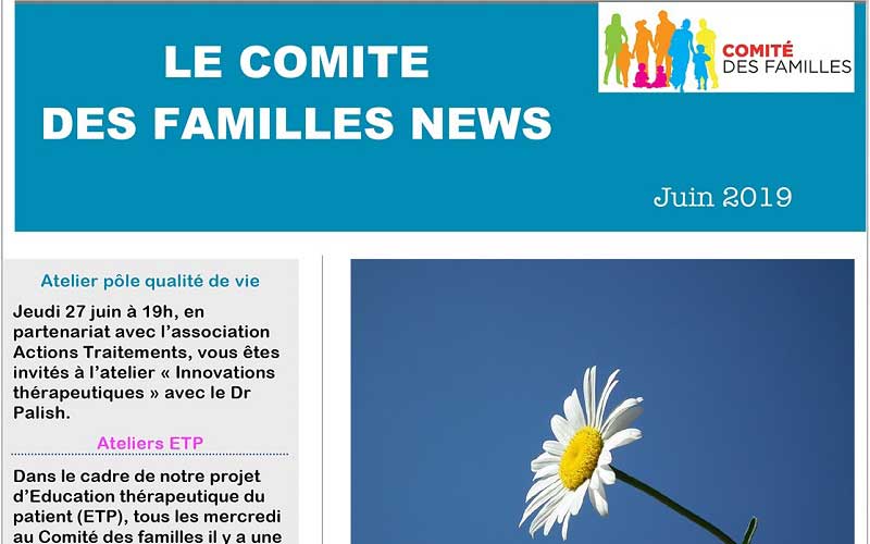 Les activités du Comité des Familles en juin 2019