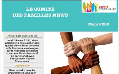 Les activités du Comité des Familles – Mars 2020