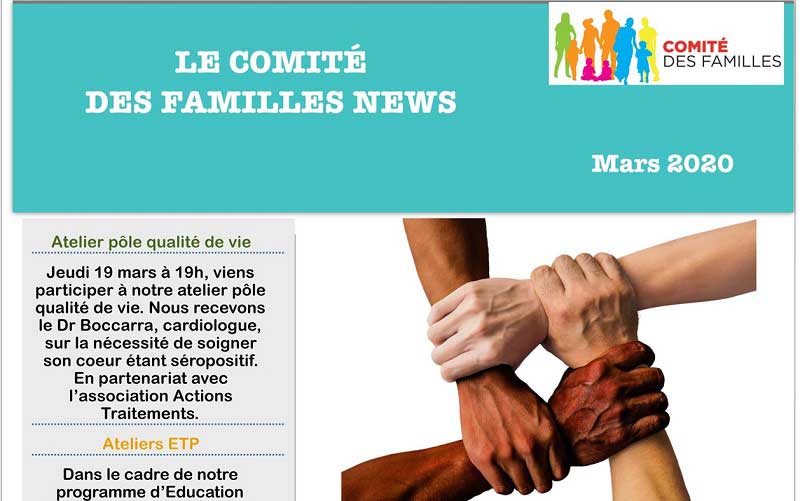Les activités du Comité des Familles – Mars 2020