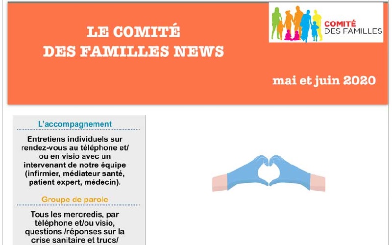 Les activités du Comité des Familles – Mai et Juin 2020