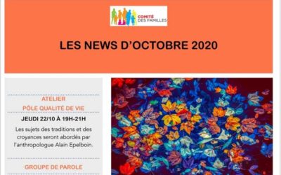 Les activités du Comité des Familles – octobre 2020