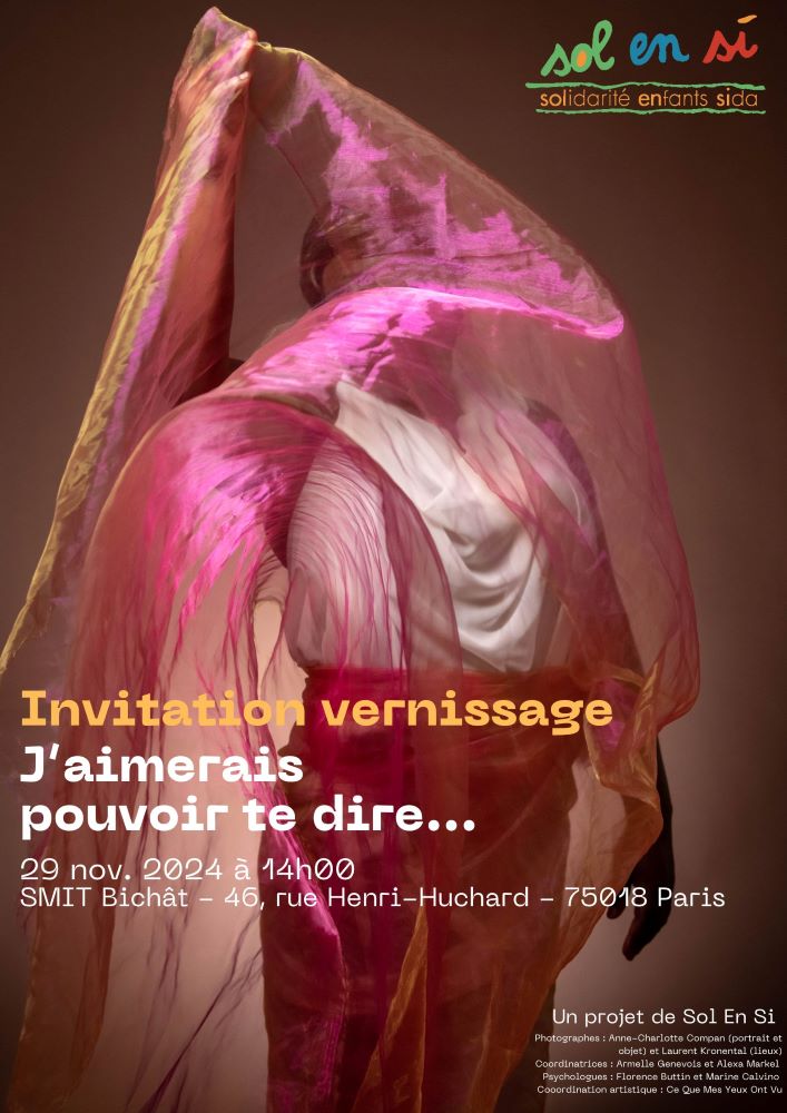 Vernissage "J'aimerai pouvoir te dire