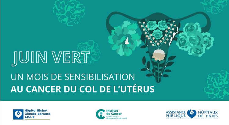 Juin vert Bichat sensibilisation au cancer de l'utérus