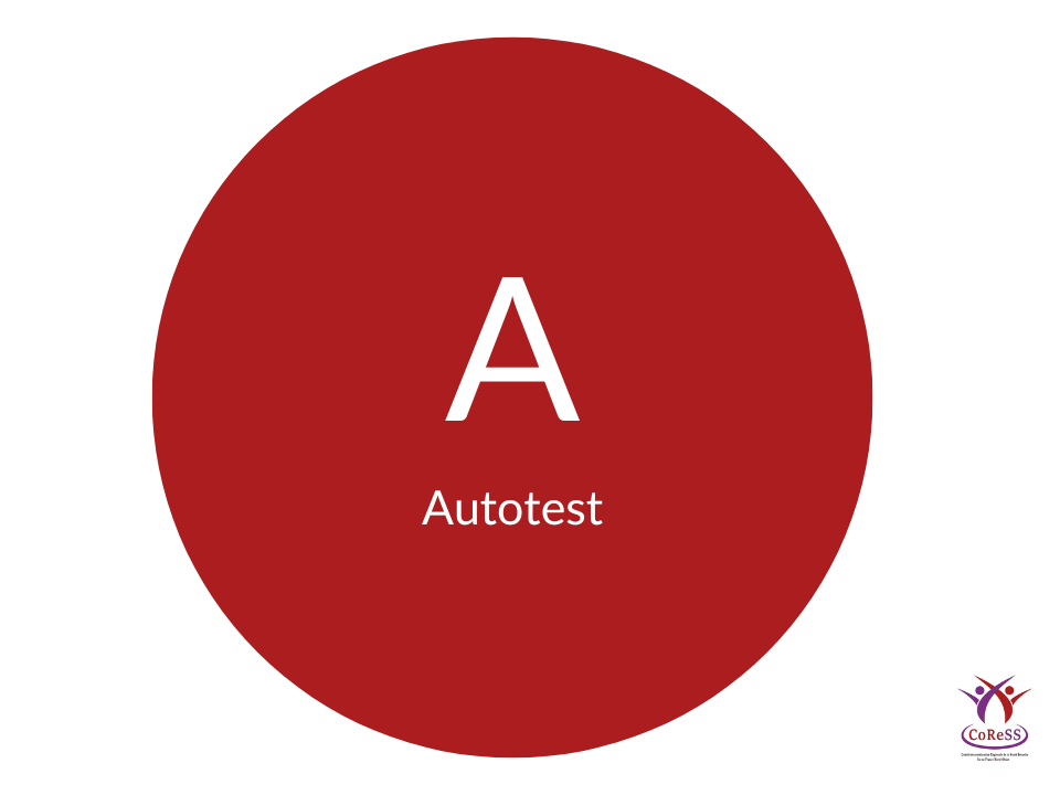 Définition Autotest