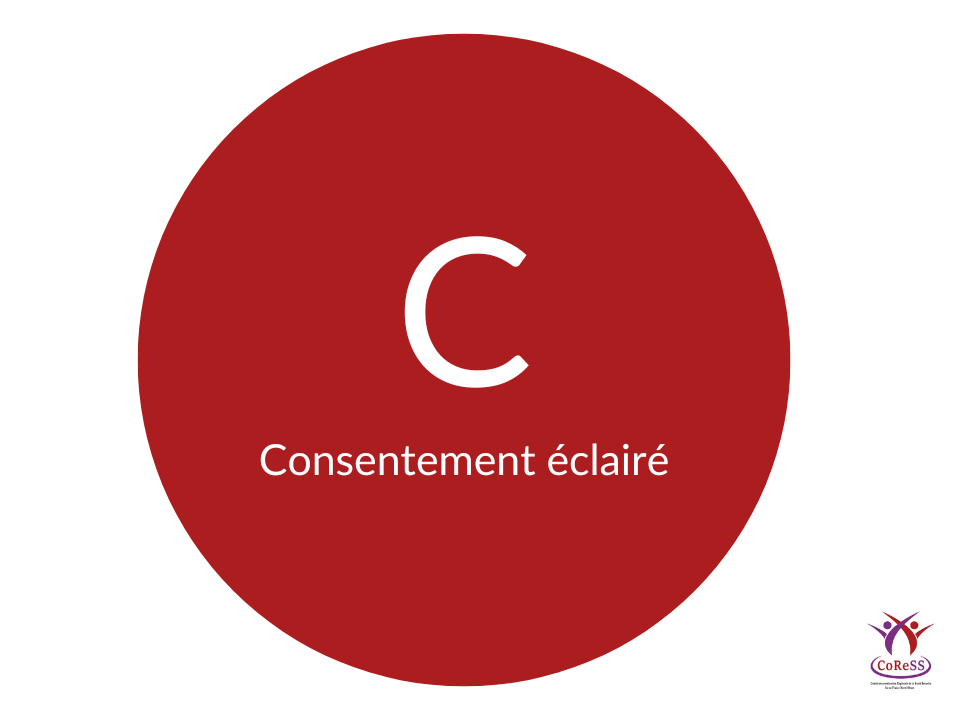Définition Consentement éclairé