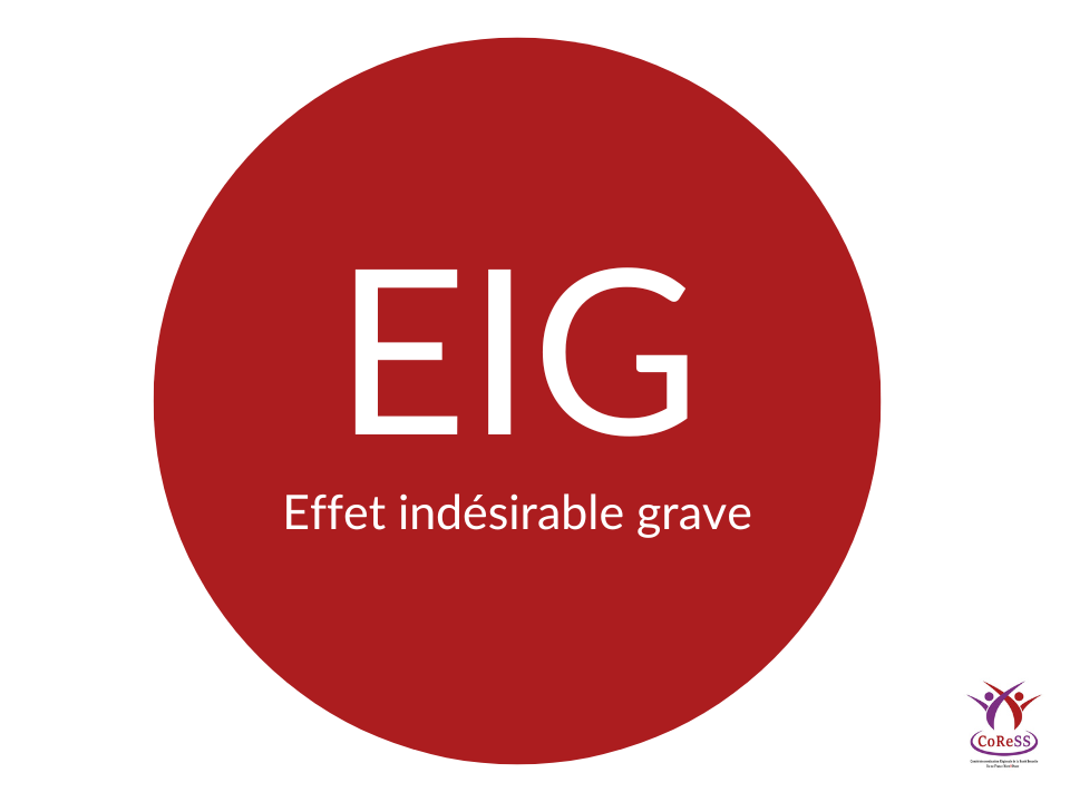Définition Effet indésirable grave