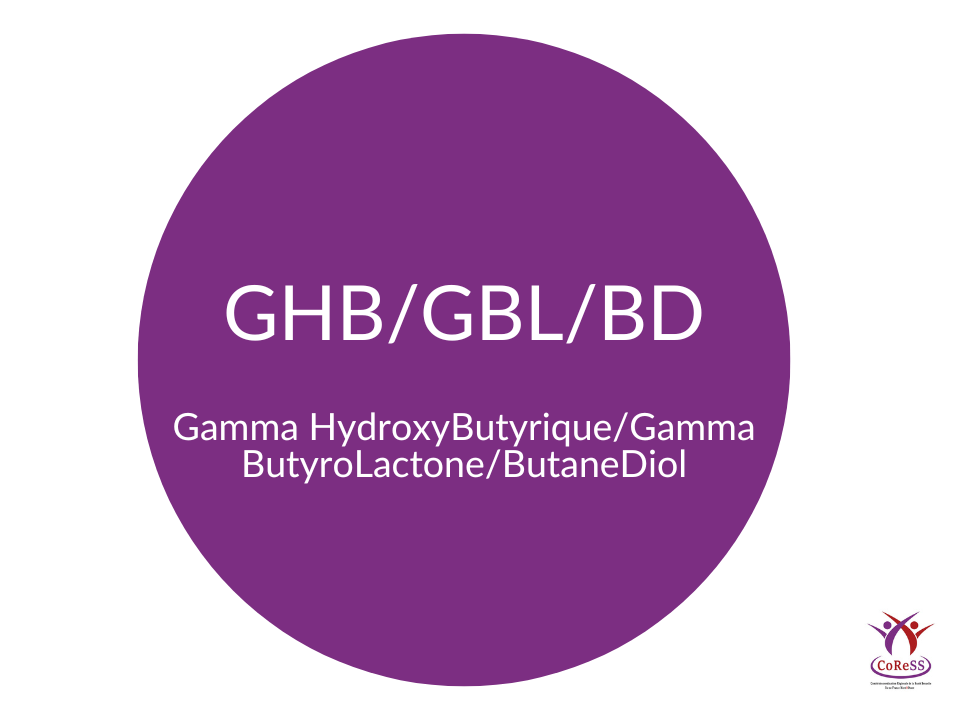 Définition GHB/GBL/BD