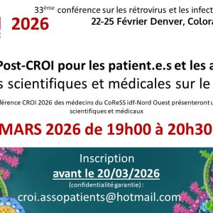 WEBINAR Post-CROI pour les patient.e.s et les associations